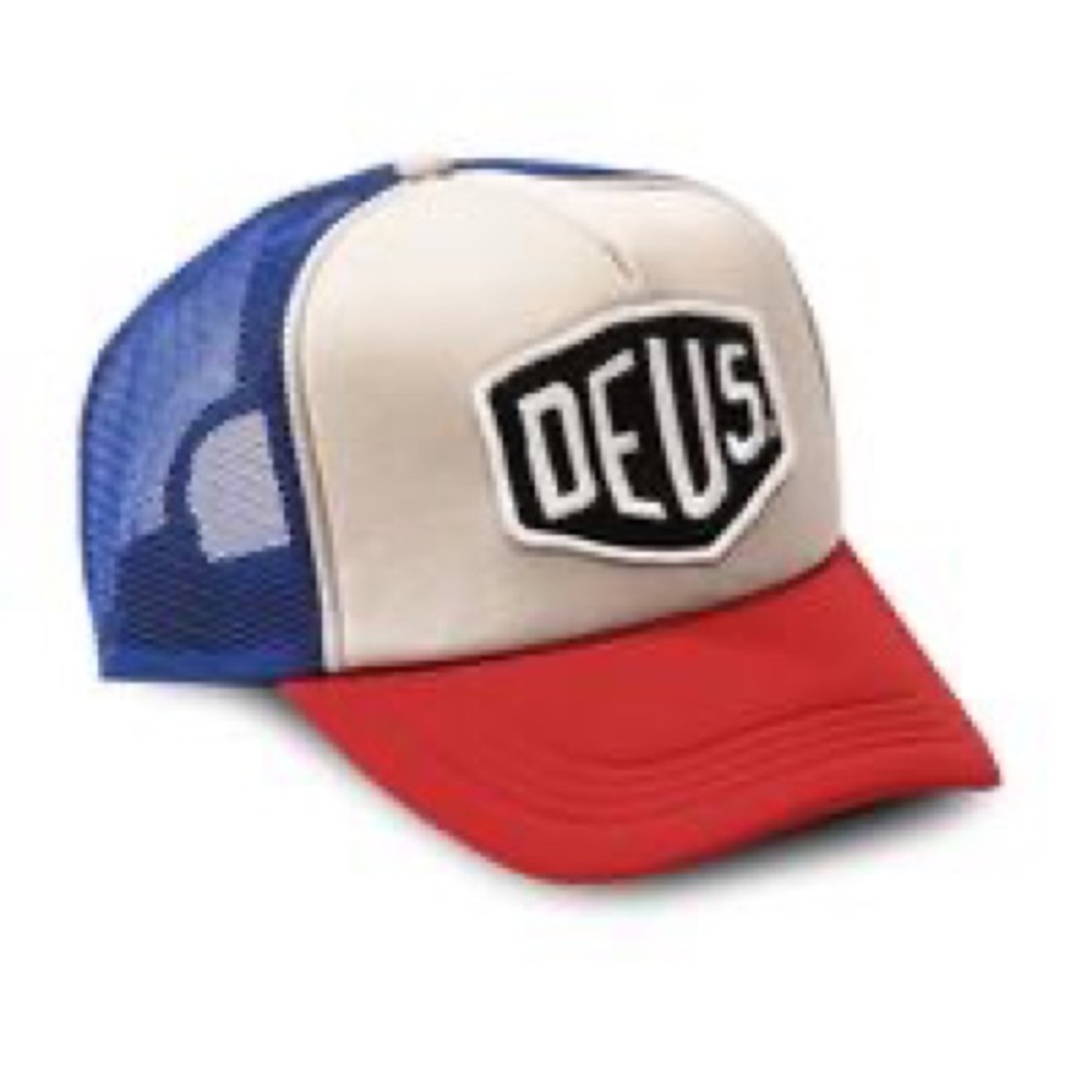 Baylands Trucker Hat - Blue/Red